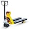 5Seconds Brand Steel Pallet Jack, 5000lb Cap., 48 x 27 Fork Size, Adj. Pallet Jack with Scale  Yellow & Black 555011 - alternate 1